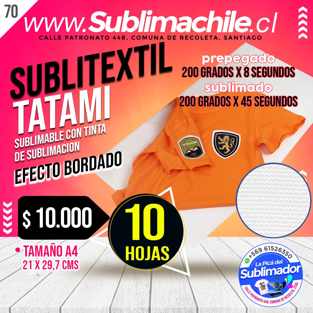 Sublitextil TATAMI – Sublimachile POS