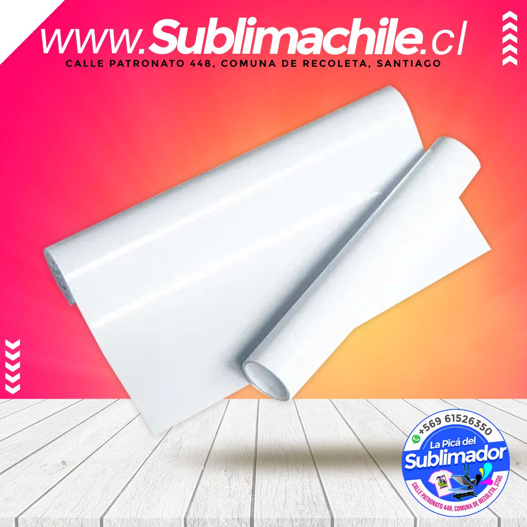vinilo-textil-pu-blanco-adhesivo-60x100-cm - Sublimachile - Santiago Chile