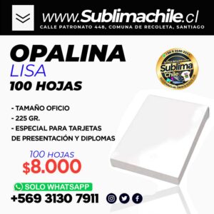 Opalina Lisa 100 Hojas