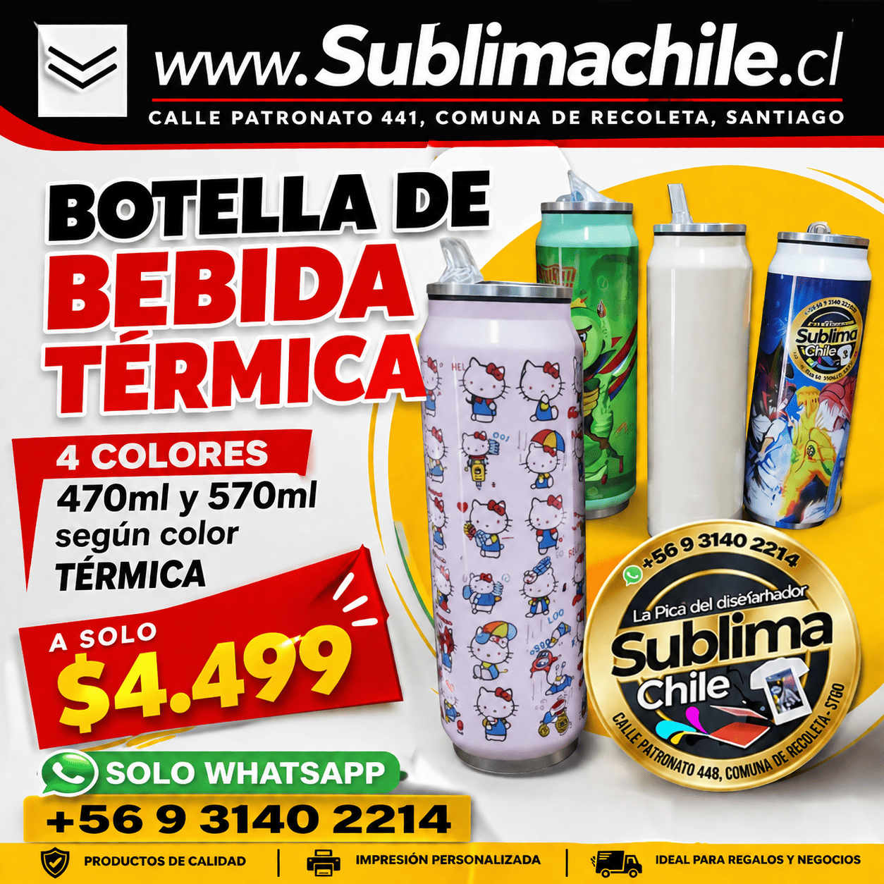 Lata de Bebida Térmica