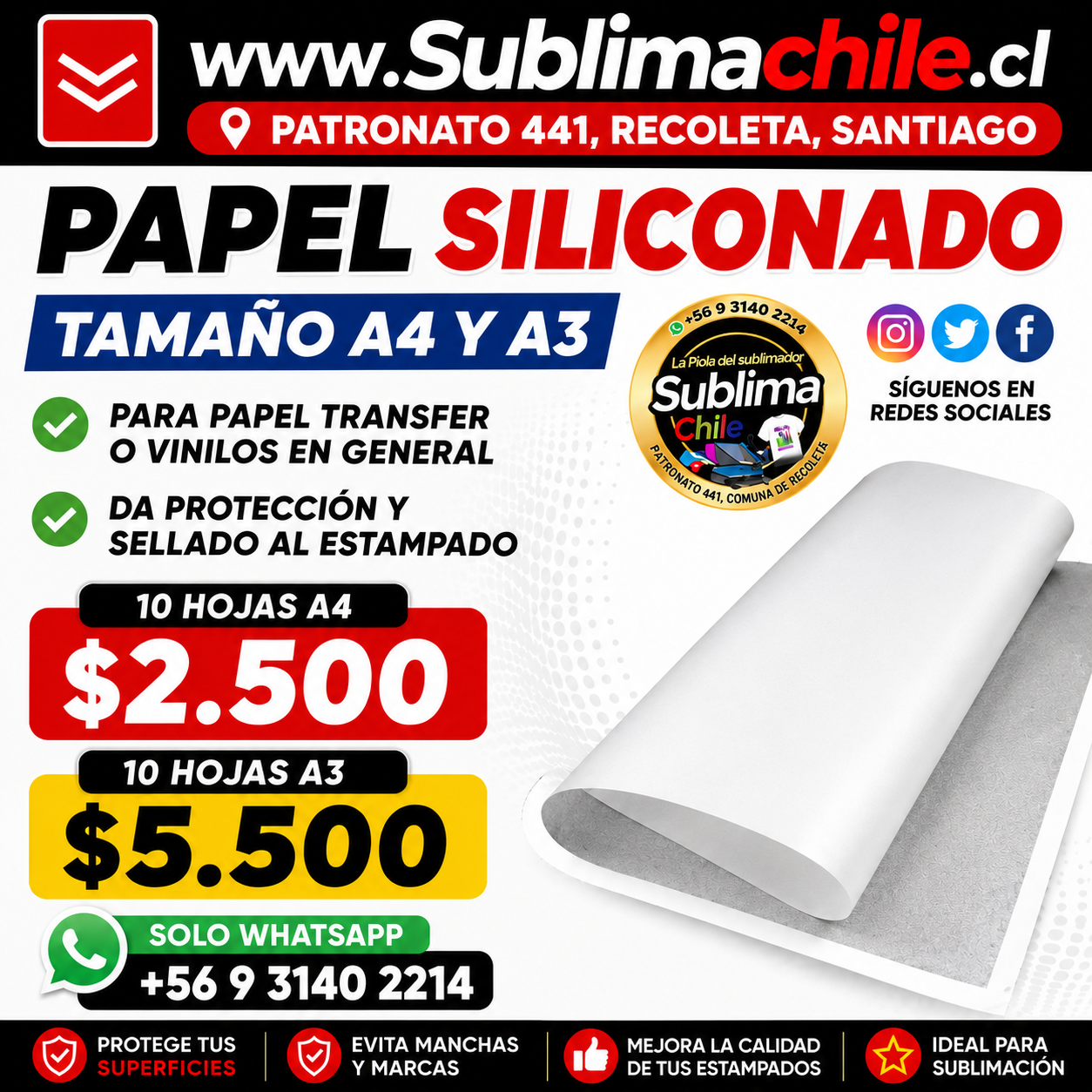 Papel Siliconado