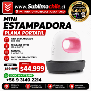 Mini Estampadora Plana Manual 6x9 cm