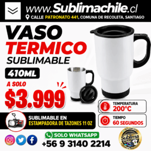 Mug Térmico Sublimable de 410 ml